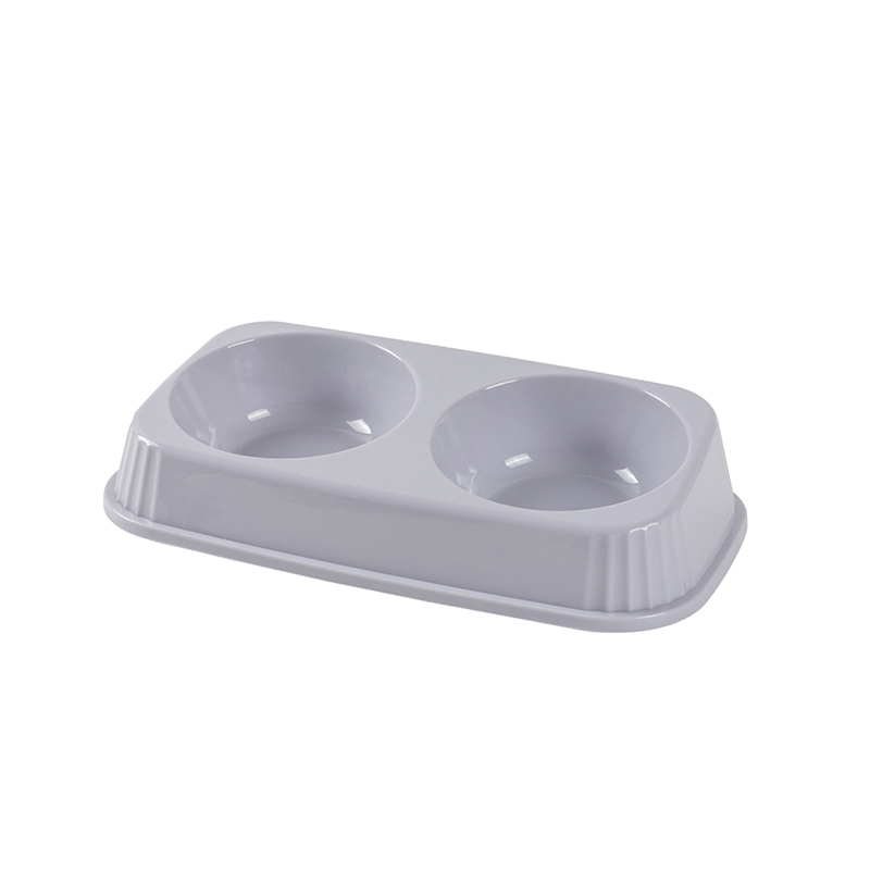 Кормушка для домашних животных с двумя чашами, противоскользящая